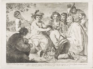 The Drunkards, 1778, Francisco José de Goya y Lucientes (Spanish, 1746-1828), after Diego Velázquez