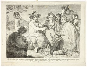 The Drunkards, 1778, Francisco José de Goya y Lucientes (Spanish, 1746-1828), after Diego Velázquez