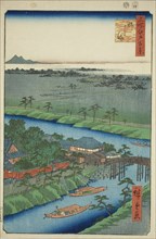 Yanagishima, from the series One Hundred Famous Views of Edo (Meisho Edo hyakkei), 1857, Utagawa