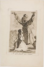 What a Tailor Can Do!, plate 52 from Los Caprichos, 1797/99, Francisco José de Goya y Lucientes,