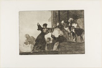 Poor Folly, plate eleven from Los Proverbios, 1815/24, Francisco José de Goya y Lucientes, Spanish,