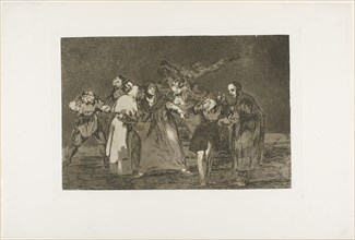 Wounds Heal Quicker than Hasty Words, plate 16 from Los Proverbios, 1815/24, Francisco José de Goya