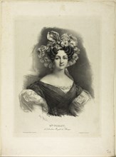 Mlle. Noblet, 1829/30, Pierre Louis Henri Grévedon, French, 1776-1860, France, Lithograph in black