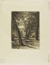 Kensington Gardens, No. I (small plate), 1859, Francis Seymour Haden, English, 1818-1910, England,