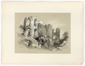 Roman Baths at Treves, from Picturesque Selections, 1860, James Duffield Harding, (English,