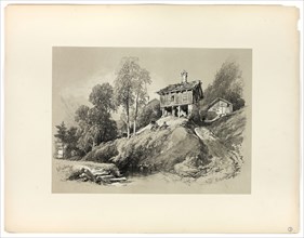 Brunnen, from Picturesque Selections, 1860, James Duffield Harding, (English, 1798-1863), Published
