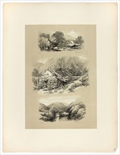 Pandy Mill, Church Pool, and one other subject, from Picturesque Selections, c. 1860, James