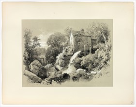 Pandy Mill, from Picturesque Selections, c. 1859–60, James Duffield Harding, (English, 1798-1863),