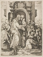 Jesus Christ Parting from the Virgin to go and Suffer Death, 1505/36, printed 1682/1709, Daniel