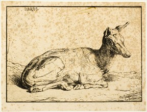 A Doe, 1846, Charles Émile Jacque (French, 1813-1894), after Antoine Louis Barye (French,