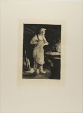 Plate from l’Assommoir (blacksmith), 1878, Gaston La Touche, French, 1854-1913, France, Drypoint on