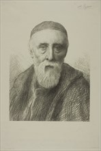 Portrait of G. F. Watts, R. A., second plate, c. 1894, Alphonse Legros, French, 1837-1911, France,