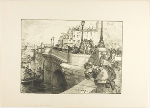 There’s a Floating Corpse, 1892, Louis Auguste Lepère, French, 1849-1918, France, Lithograph in