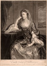 Emily, Countess of Kildare, 1754, James McArdell (Irish, c. 1710-1765), after Sir Joshua Reynolds