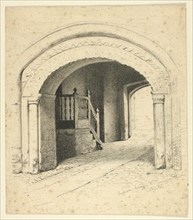Archway Leading to Grammar School, Bristol, n.d., Attributed to Henry Stacy Marks, English,