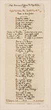Dedicatory Verses by Meryon to Reinier Nooms, Called Zeeman, 1854, Charles Meryon, French,