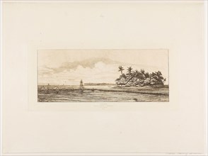 Oceania: Fishing, Near Islands with Palms in the Uea or Wallis Group, 1845, 1863, Charles Meryon