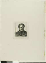 Benjamin Fillon, homme de lettres, 1862, Charles Meryon, French, 1821-1868, France, Etching, from a
