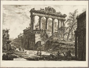 View of the So-Called Temple of Concord, from Views of Rome, 1774, published 1800–07, Giovanni