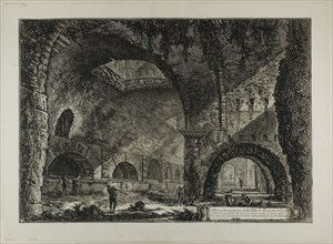 Another interior view of the Villa of Maecenas, Tivoli, from Views of Rome, 1767, published
