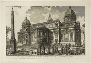 View of the Rear Entrance of the Basilica of S. Maria Maggiore, from Views of Rome, 1750/59,