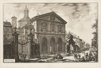 View of the Basilica of San Sebastiano fuori delle mura [St. Sebastian outside the Walls] on the