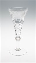 Wine Glass, c. 1790, England, Glass, H. 15.6 cm (6 1/8 in.)