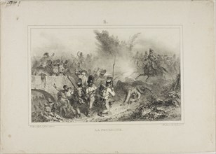 The Pursuit, 1832, Denis Auguste Marie Raffet (French, 1804-1860), printed by Chez Gihaut Frères