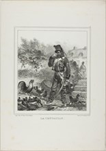 Temptation, 1833, Denis Auguste Marie Raffet (French, 1804-1860), printed by Chez Gihaut Frères