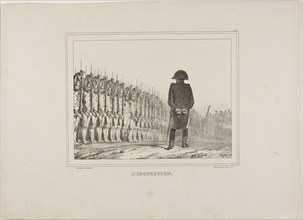 The Inspection, 1833, Denis Auguste Marie Raffet (French, 1804-1860), printed by Chez Gihaut Frères
