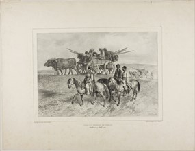 Family of Traveling Hungarian Gypsies, Moldavia, July 19, 1837, 1839, Denis Auguste Marie Raffet