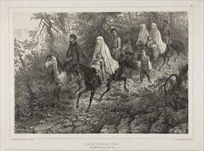 Traveling Tartar Family, Near Yalta, Crimea, August 15, 1837, 1840, Denis Auguste Marie Raffet