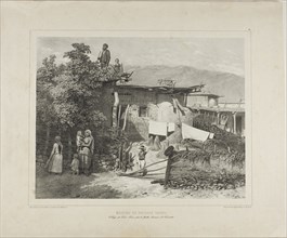 Tartar Peasants’ Homes in the Village of Déré-Koui, near Yalta, Crimea, August 31, 1837, 1841,