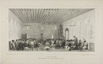 Praying Tartars, Istrimdjami-Kara-sou-Bazar, Crimea, October 19, 1837, 1844, Denis Auguste Marie