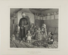Tartar Family in Their Home, Kapskhor, Crimea, October 21, 1837, 1846, Denis Auguste Marie Raffet