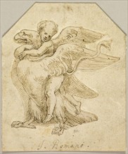 Cupid Astride an Eagle, n.d., Giulio Pippi, called Giulio Romano, after, Italian, c. 1499-1546,