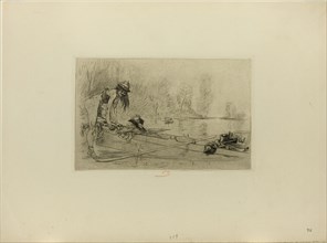 July, n.d., Félicien Rops, Belgian, 1833-1898, Belgium, Etching and drypoint on cream wove paper,