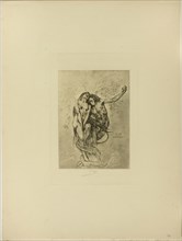 Temptation or the Apple, n.d., Félicien Rops, Belgian, 1833-1898, Belgium, Heliogravure, with