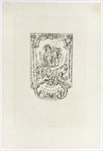 Frontispiece to Margot, la ravaudeuse, 1868, Félicien Rops, Belgian, 1833-1898, Belgium, Etching on