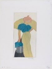 The Laundress, 1898, Théophile-Alexandre Steinlen, French, born Switzerland, 1859-1923, France,