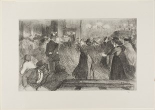 Dance Hall, 1898, Théophile-Alexandre Steinlen, French, born Switzerland, 1859-1923, France, Photo