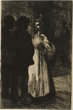 Conversation at Night, 1898, Théophile-Alexandre Steinlen, French, born Switzerland, 1859-1923,