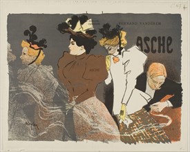 Asche, 1895, Théophile-Alexandre Steinlen (French, born Switzerland, 1859-1923), printed by Eugène