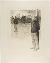 Civil Rehabilitation and Military Execution, December 1897, Théophile-Alexandre Steinlen, French,