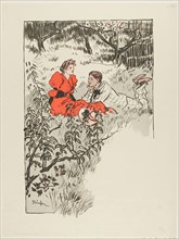 Spring, published April 16, 1893, Théophile-Alexandre Steinlen, French, born Switzerland,