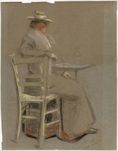 Woman Seated at a Table, n.d., Unknown Artist, possibly American, 19th or 20th century, United