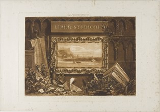 The Frontspiece to Liber Studiorum, published May 23, 1812, Joseph Mallord William Turner (English,
