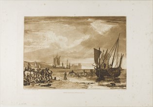 Scene on the French Coast, plate 4 from Liber Studiorum, published 1807, Joseph Mallord William