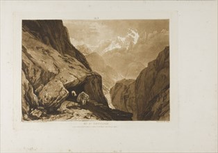 Mount Saint Gothard, plate 9 from Liber Studiorum, published February 20, 1808, Joseph Mallord