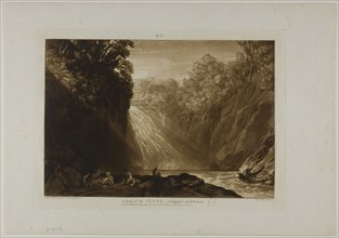 The Fall of the Clyde, plate 18 from Liber Studiorum, published March 29, 1809, Joseph Mallord